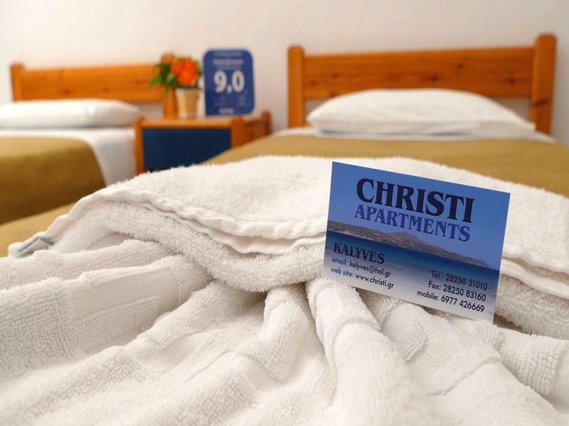 Christi Apartments Kalyves Buitenkant foto